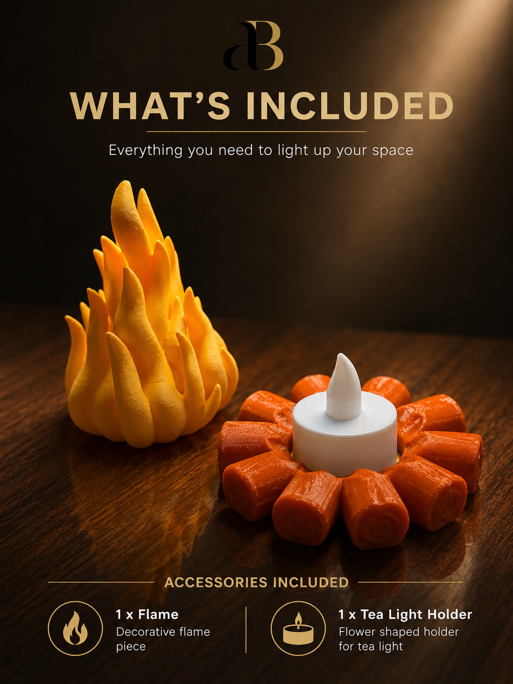 Mini Fire Lamp